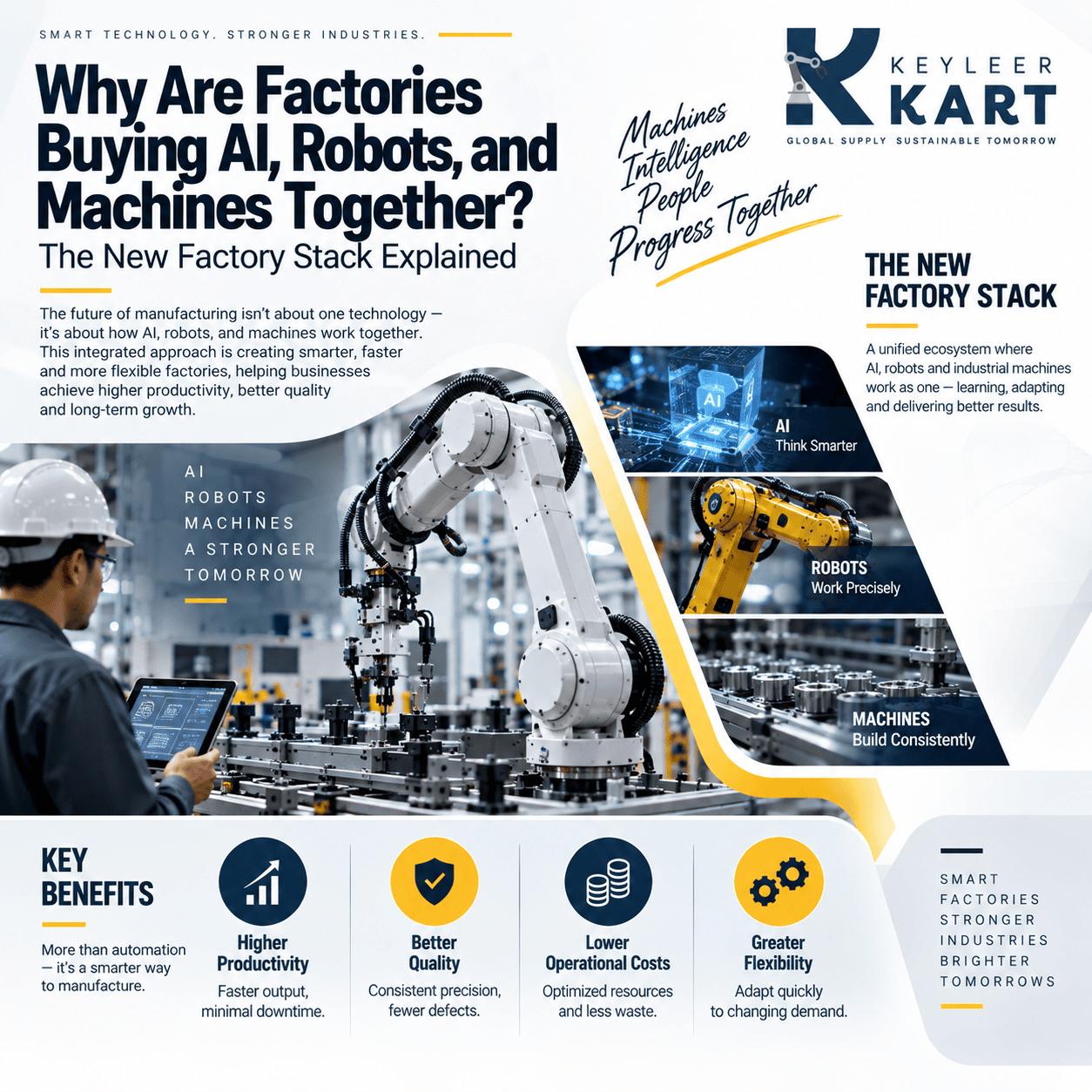 Why Are Factories Buying AI, Robots, and Machines Together? The New Factory Stack Explained